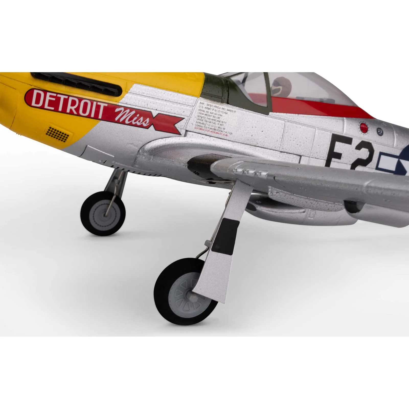 כן נסע — UMX P-51D Mustang “Detroit Miss” BNF Basic with AS3X and SAFE Select