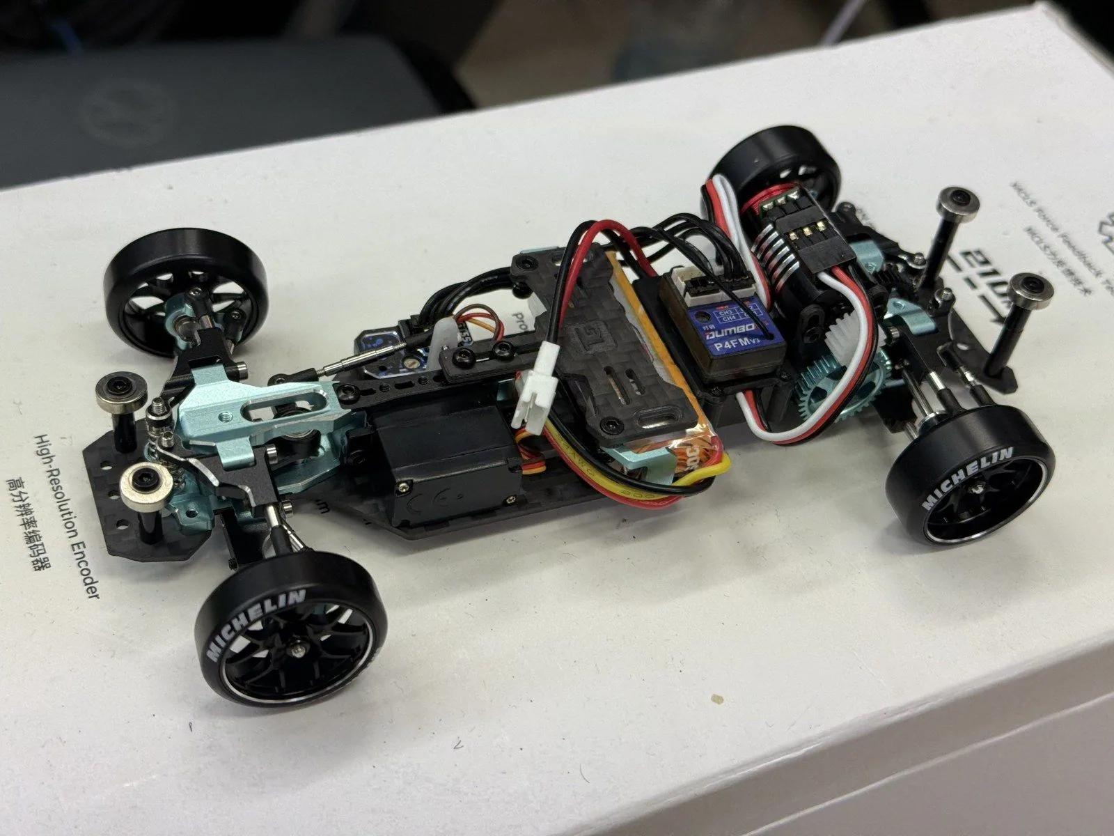 שלדה — מכונית דריפט TG Racing Formal Edition RWD 1/24