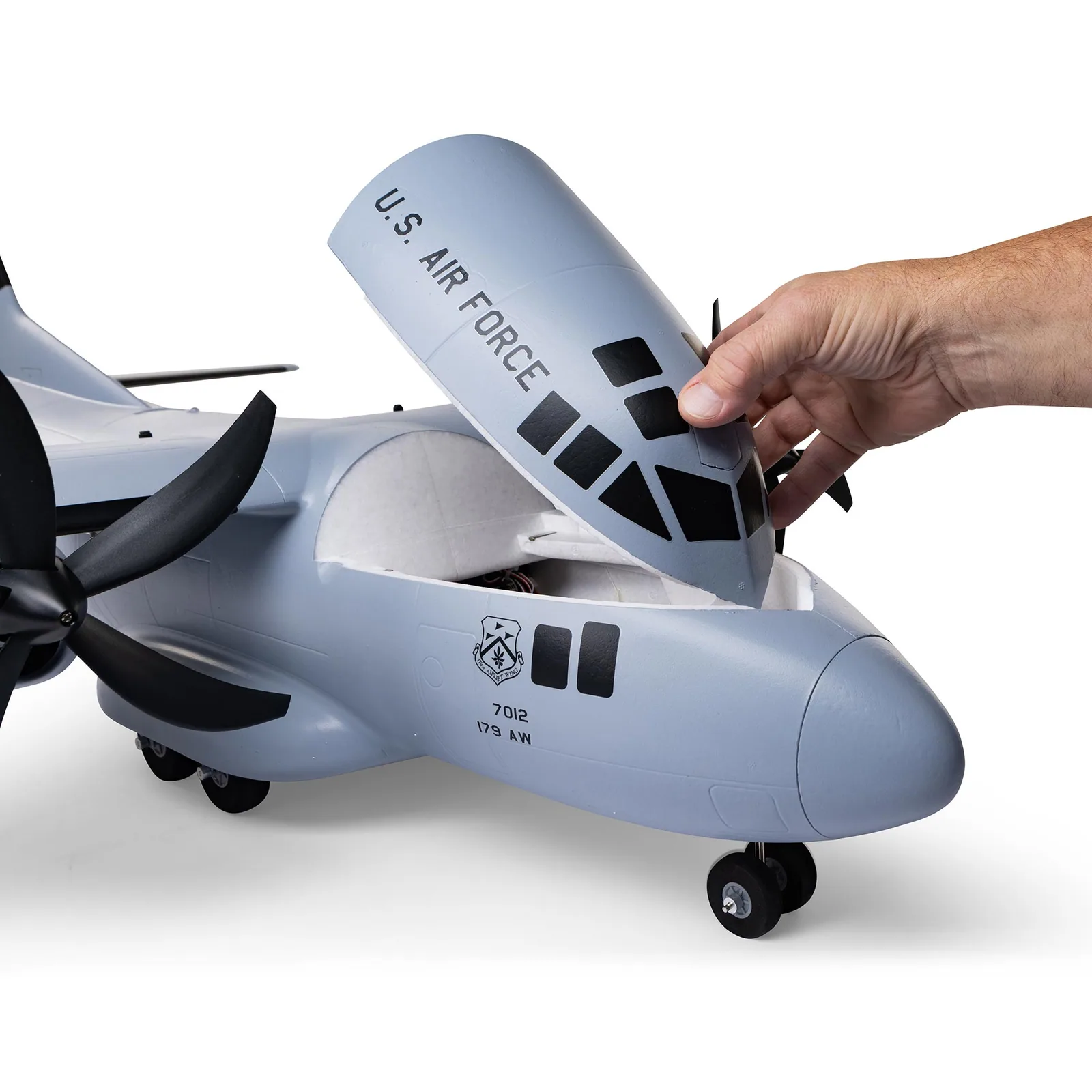 סוללה וחיבור — EC-1500 Twin 1.5m BNF Basic with AS3X and SAFE Select