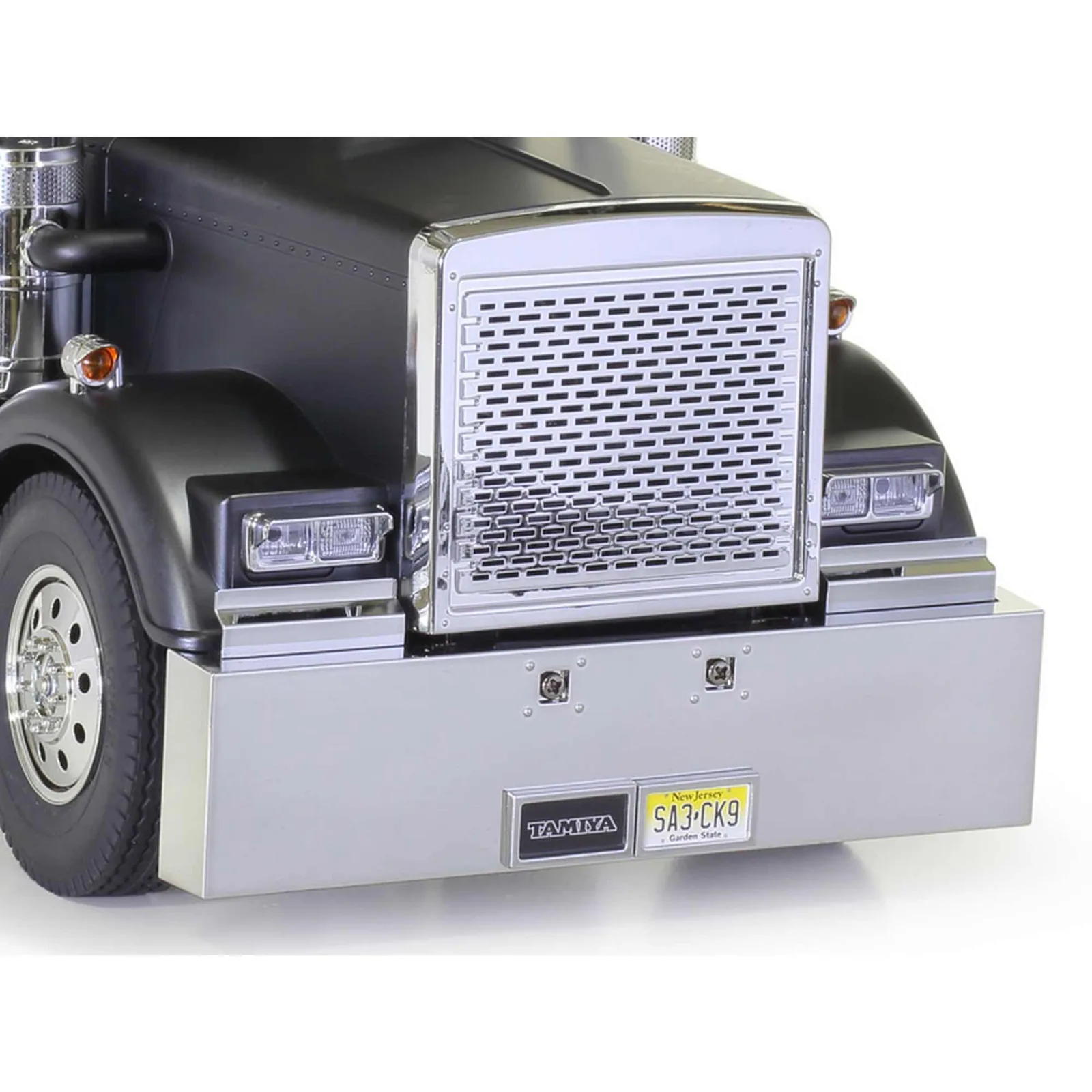 מרכב — 1/14 Grand Hauler 10X8 Semi Tractor Kit, Matte Black