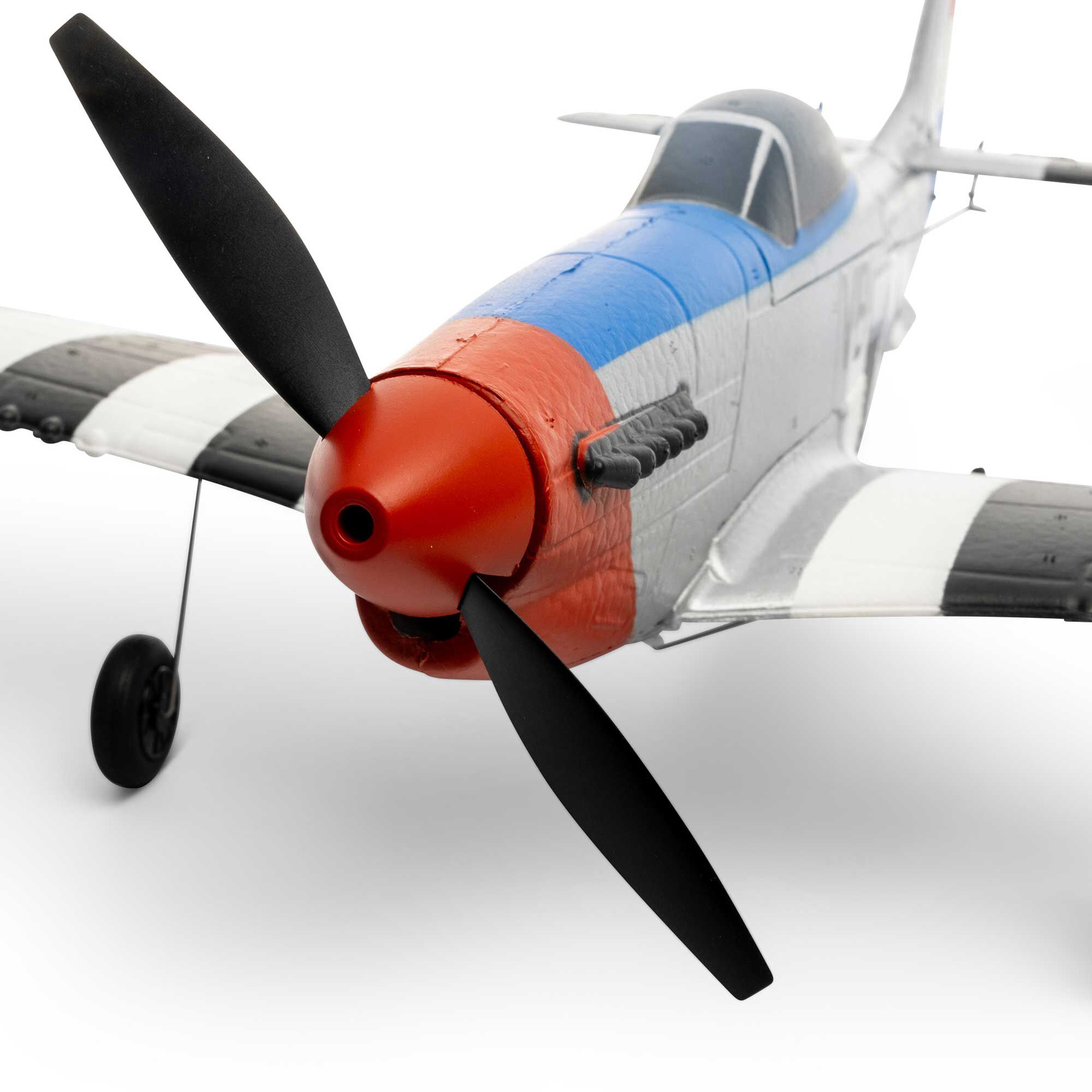 מנוע ומדחף — P-51D Mustang 450mm RTF with SAFE