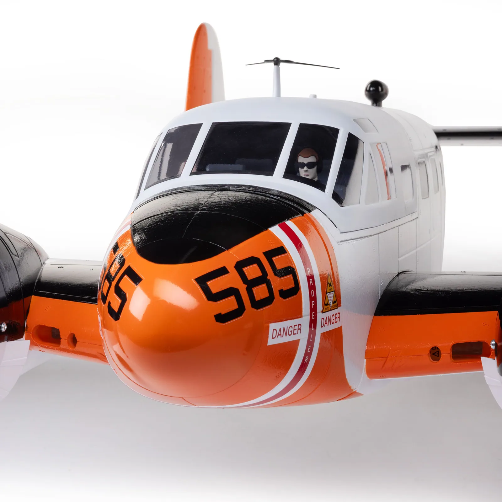 גוף וכנפיים — Beechcraft D18/RC-45J 1.5m BNF Basic with AS3X+ and SAFE Select