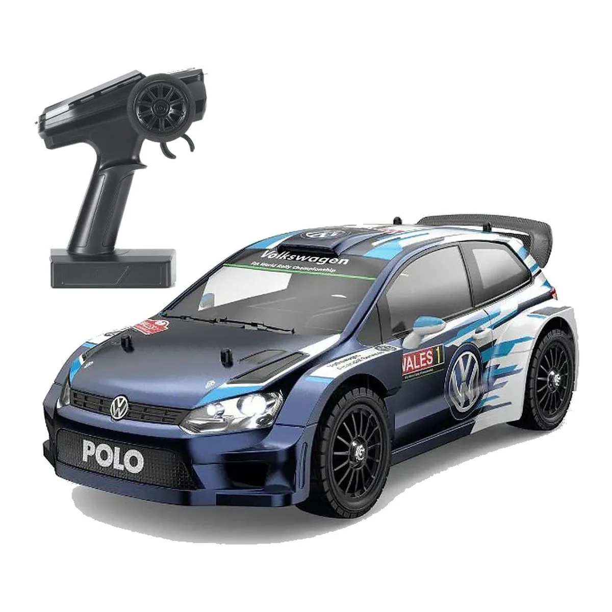מה בקופסה — מכונית MJX Hyper Go 7304 Volkswagen Polo R WRC 4X4 Brushless 1/7