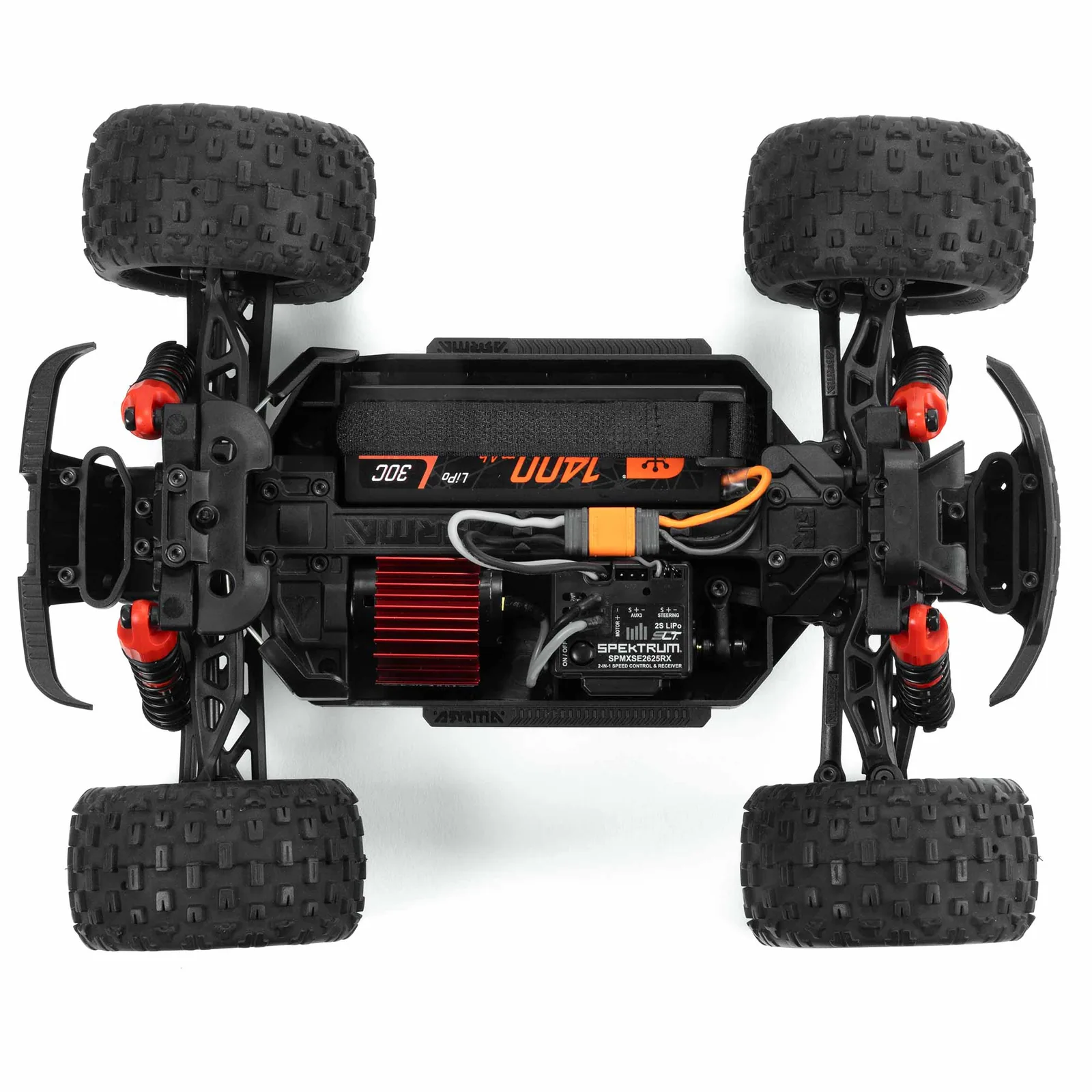 שלדה — 1/18 GRANITE GROM 4X4 RTR Brushed Monster Truck (Battery & Charger Included)