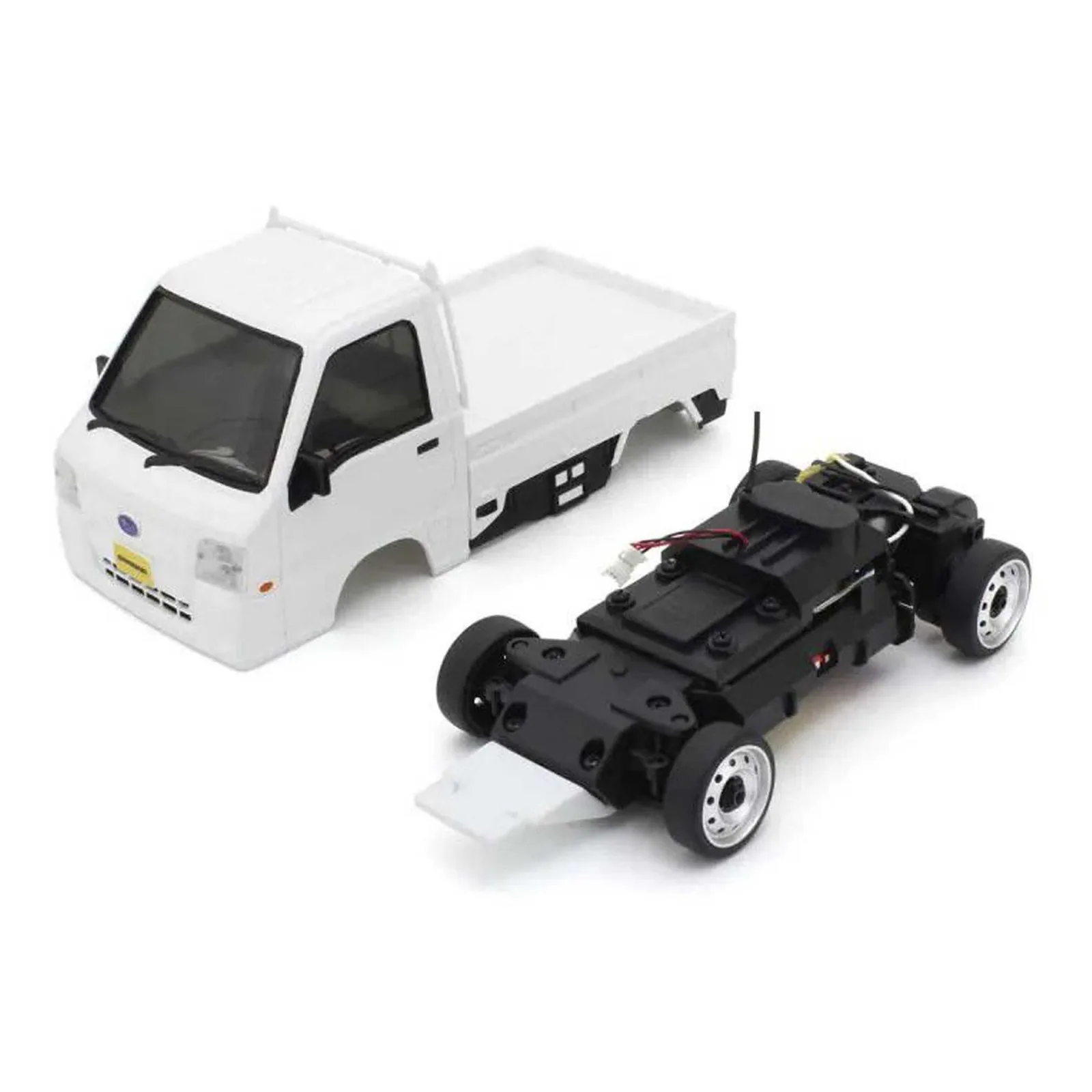שלדה — 1/28 Subaru Sambar Kei Truck 2WD On-Road First Mini-Z RTR, White