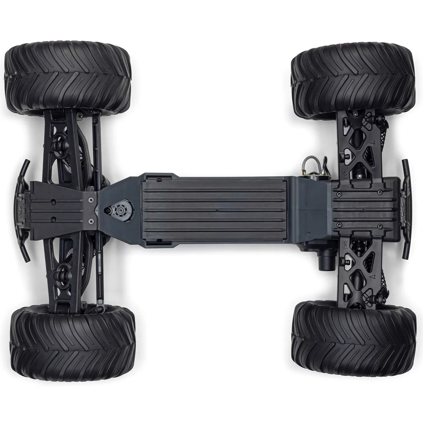 שלדה — 1/10 GORGON 2WD RTA Kit Brushed Monster Truck (Battery & Charger Included)