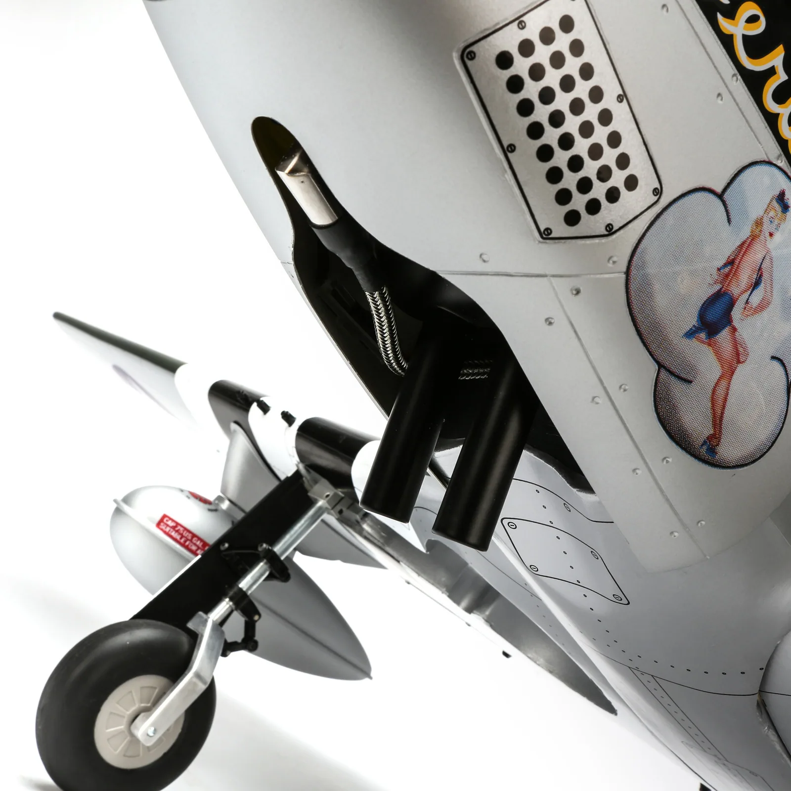 כן נסע — P-51D Mustang 20cc ARF, 69.5" with E-flite Electric Retract Set, Brushless Motor, and Spektrum Smart ESC