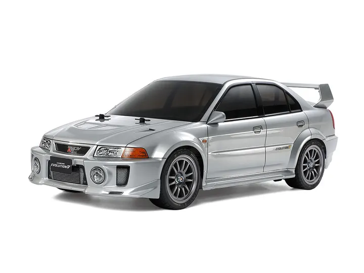 Tamiya 1/10 Mitsubishi Lancer Evolution V TT-02 4x4 On-Road Touring Kit