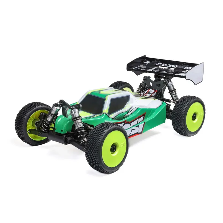 Losi 1/8 8IGHT-XE 4S 4X4 RTR Brushless Race Buggy, Clear