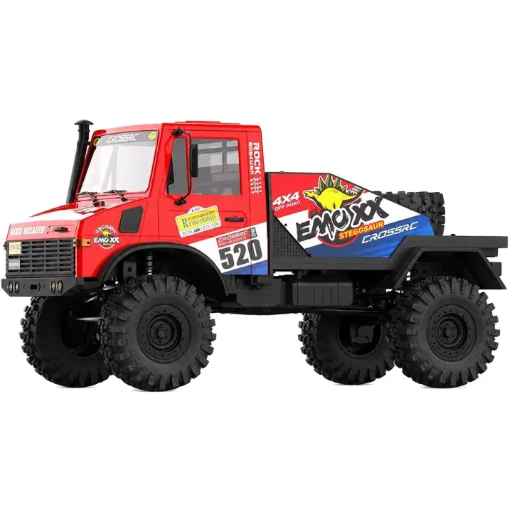 זחלן שטח 4x4 על שלט Cross RC EMO XX Stegosaurus 1/6 Brushless אדום Rally