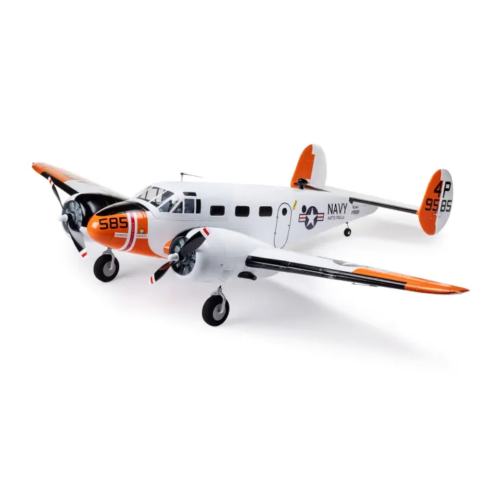 E-flite Beechcraft D18/RC-45J 1.5m BNF Basic with AS3X+ and SAFE Select