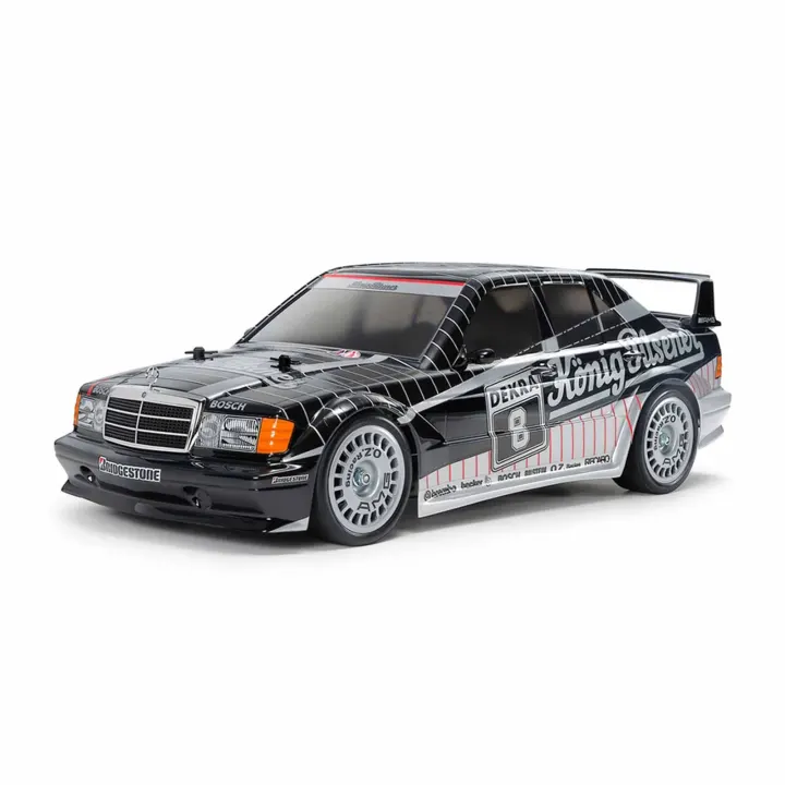 Tamiya 1/10 1991 Mercedes-Benz 190 E 2.5-16 EVO II TT-02 4WD On-Road High Performance Racing Car Kit, LIMITED EDITION