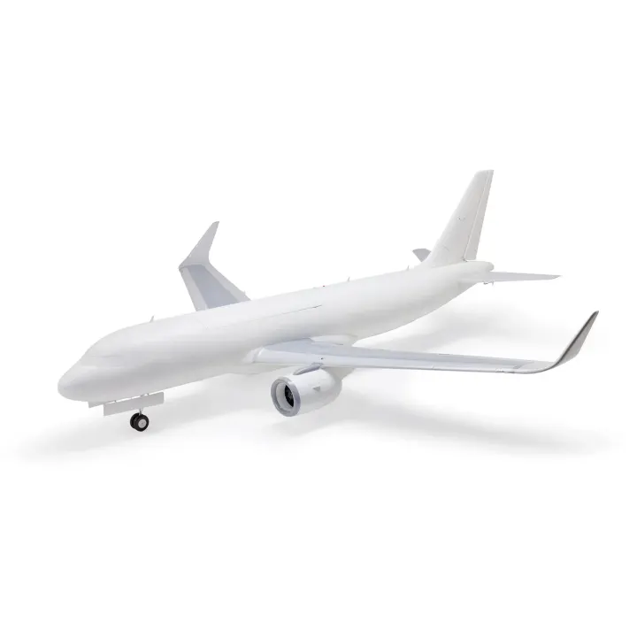 E-flite Airbus A320neo Twin 64mm EDF BNF Basic with AS3X+ and SAFE Select, Base White