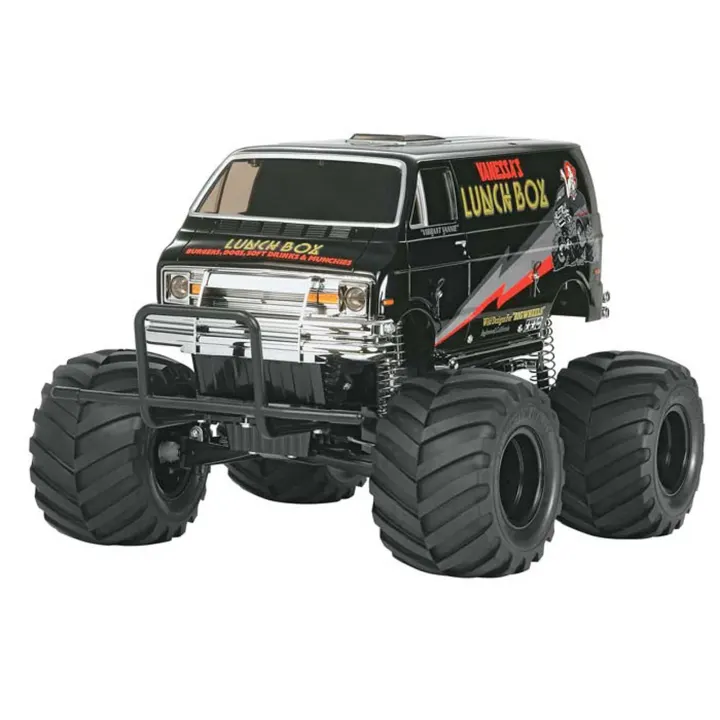 Tamiya 1/12 Lunch Box Monster Truck Kit, Black Edition