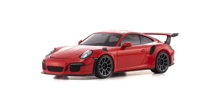 Kyosho 1/28 Porsche 911 GT3 RS Mini-Z RWD RTR, Lava Orange