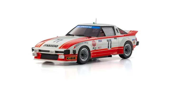 Kyosho 1/28 1979 Mazda Savanna RX-7 MR-04 2WD MINI-Z RTR, Daytona #77